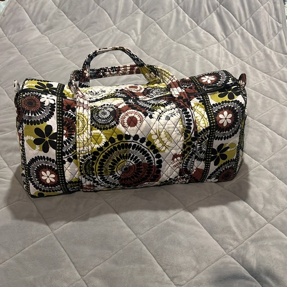 Vera Bradley Floral Quilted Duffel Bag - Picture 5 of 9